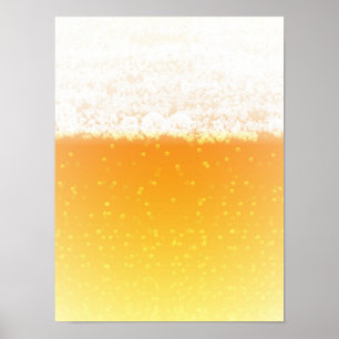 Affiche Texture de la bière