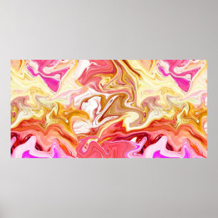 Affiche Texture de marbre coloré sans couture, motif abstr
