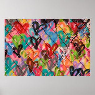 Affiche Texture de peinture Abstraite Spray Arrière-plan, 