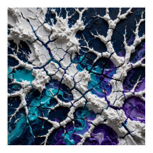 Texture de peinture blanche abstraite fissurée sur