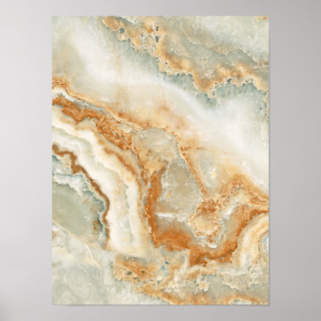 Affiche Texture de pierre marron et beige (Devant)