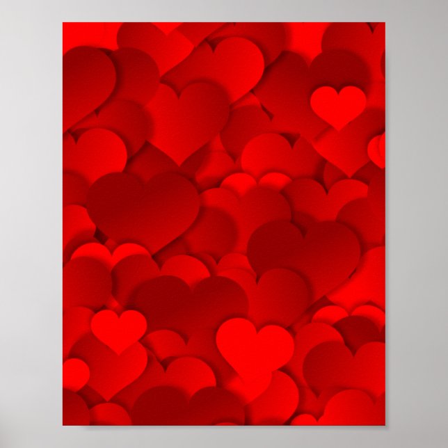 Affiche Texture de Red Heart (Devant)