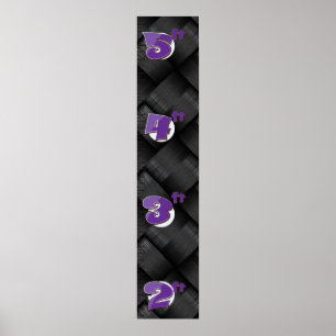 Affiche Texture de tissage moderne