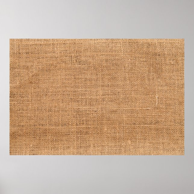 Affiche Texture de toile de jute en fond (Devant)