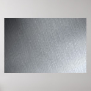 Affiche Texture en acier inoxydable avec éclairages