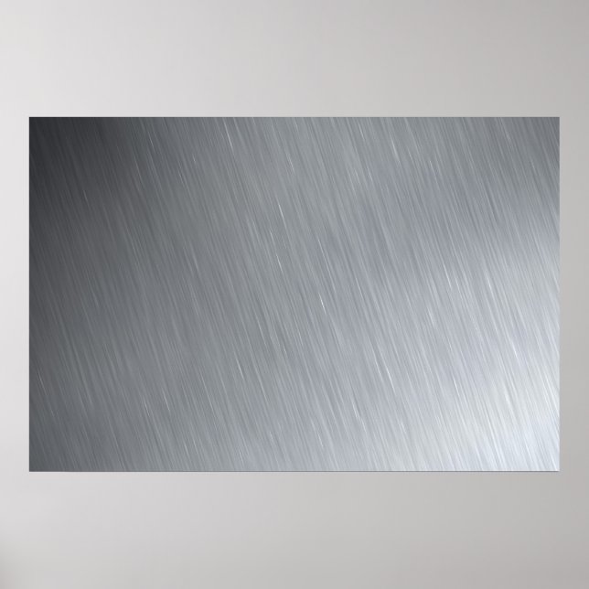 Affiche Texture en acier inoxydable avec éclairages (Devant)