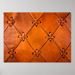 Affiche Texture en cuir.