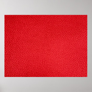 Affiche Texture en cuir rouge