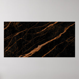 Affiche texture en marbre noir naturel emperador arrière -