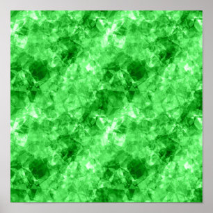 Affiche Texture Froissée Verte