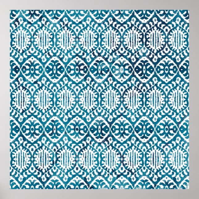 Affiche texture géométrique répétition motif créatif moder (Devant)