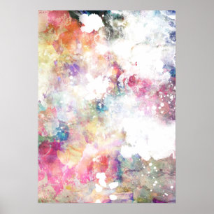 Affiche Texture grunge abstraite avec la peinture 2