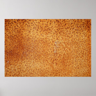 Affiche Texture grunge d'une plaque métallique très vieill
