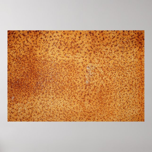 Affiche Texture grunge d'une plaque métallique très vieill (Devant)