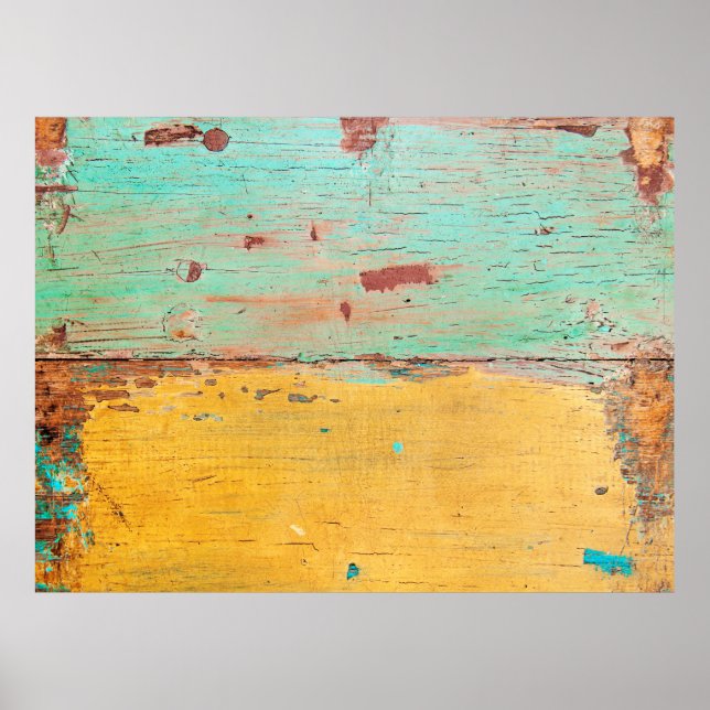 Affiche texture grunge en bois (Devant)