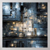 Texture Industriel Sombre : Circuit Dystopique