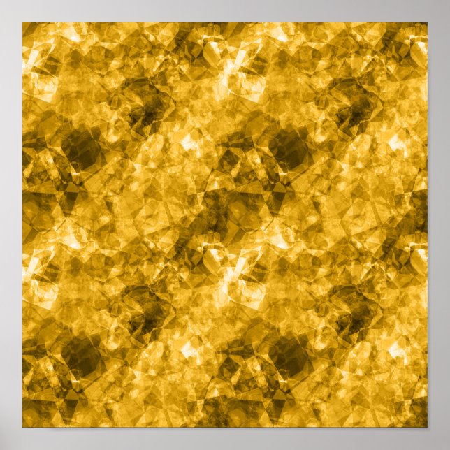 Affiche Texture Jaune Froissée (Devant)