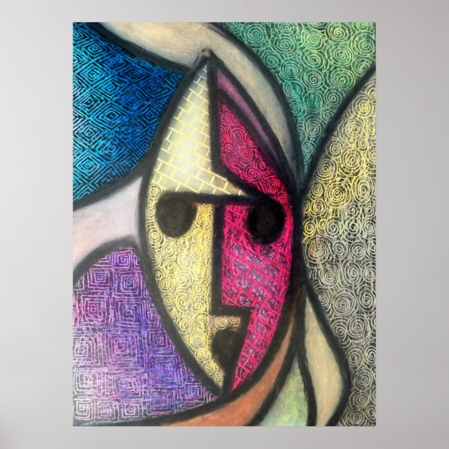 Affiche Texture Mask (Devant)