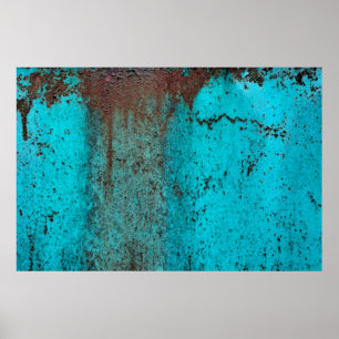 Affiche Texture métallique avec rayures et craquelures abs