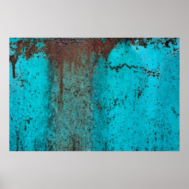 Affiche Texture métallique avec rayures et craquelures abs (Devant)