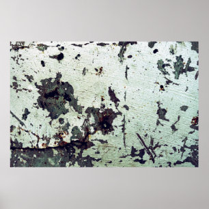 Affiche Texture métallique avec rayures et craquelures abs