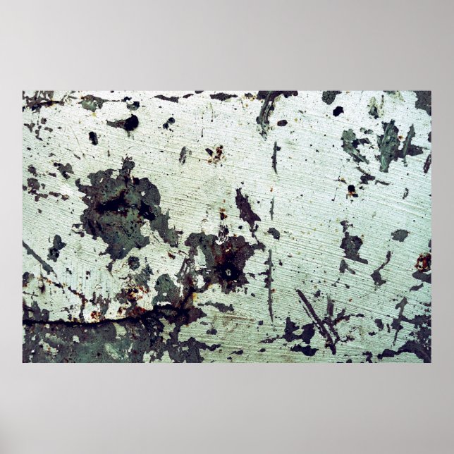 Affiche Texture métallique avec rayures et craquelures abs (Devant)