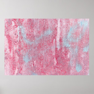 Affiche Texture métallique avec rayures et fissures abstra