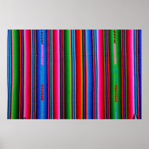 Affiche Texture Of Mexican Fabric