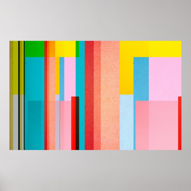 Affiche Texture papier - design arrière - plan coloré (Devant)