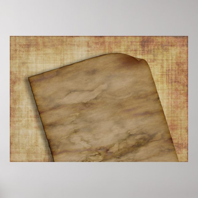 Affiche Texture papier structure ancienne (Devant)