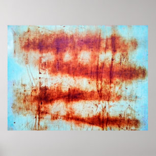 Affiche Texture rouillée