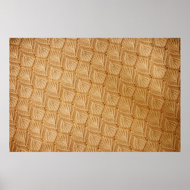 Affiche textures en dentelle (Devant)