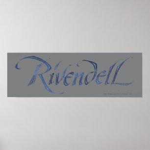 Affiche Texturisé nommé de Rivendell