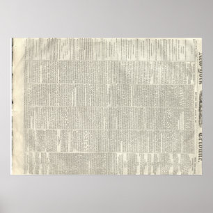 Affiche Thaddeus Stevens meurt, New York Tribune 8/14/1868