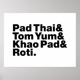 Affiche Thai Street Food