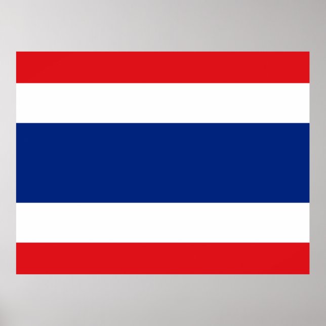 Affiche Thailand Flag (Devant)