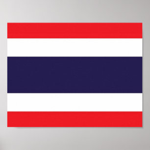 Affiche Thailand - Flag -