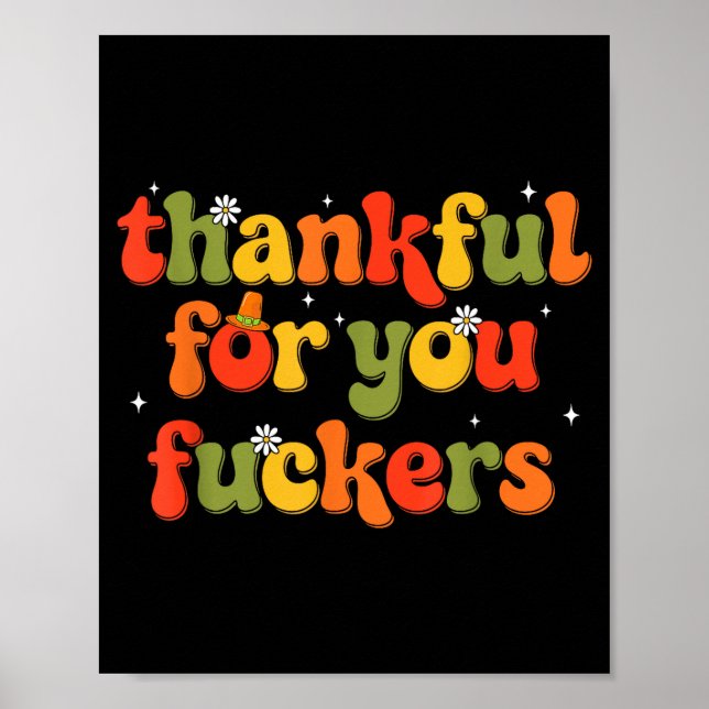 Affiche Thankful For You Forers  (Devant)