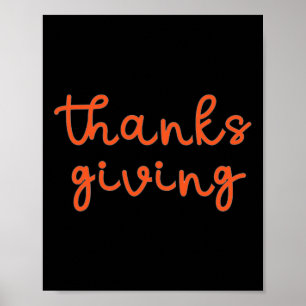 Affiche Thanksgiving 