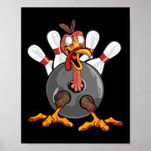 Affiche Thanksgiving Bowl Strike Pin Sport Turquie B