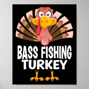Affiche Thanksgiving By Fishing Turkey Matching Pajama