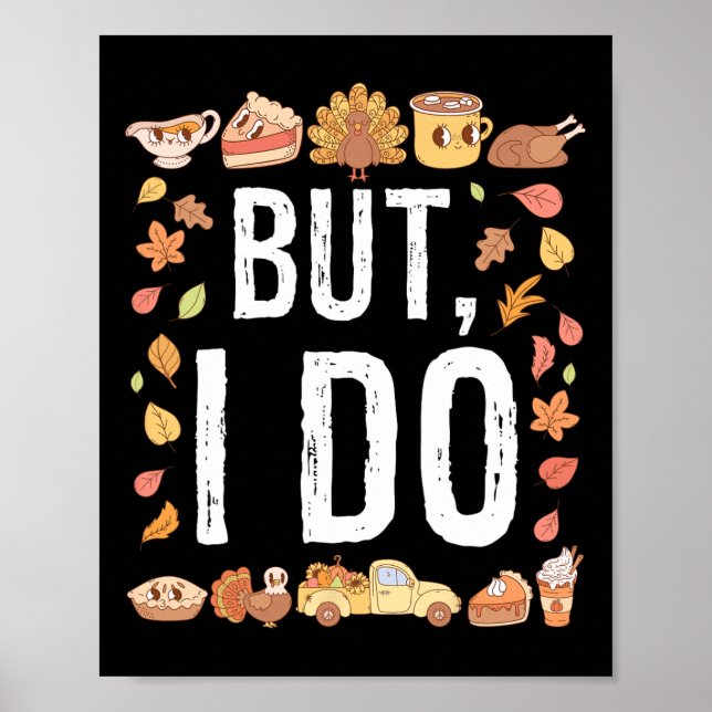 Affiche Thanksgiving Je ne fais pas correspondre les maill (Devant)