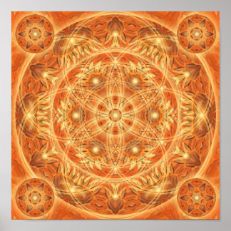 Affiche Thanksgiving Mandala