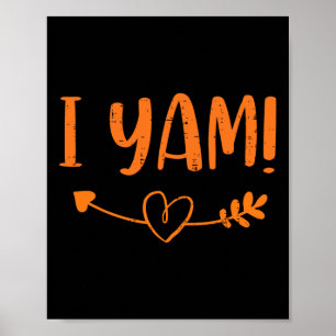 Affiche Thanksgiving Matching Couple She's My Sweet Potato