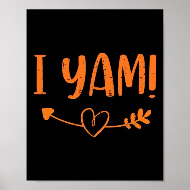 Affiche Thanksgiving Matching Couple She's My Sweet Potato (Devant)