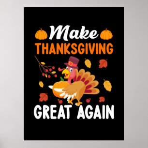Affiche Thanksgiving : Une nouvelle grande action de grâce