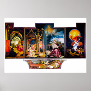 Affiche The Altar by Mathis Gothart Grünewald