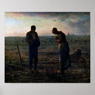 Affiche The Angelus, Jean-François Millet, 1857-1859