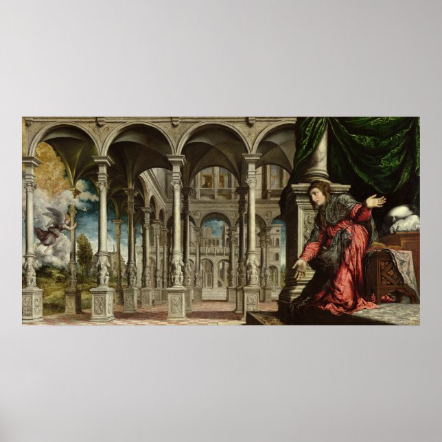 Affiche The Annunciation, 1545-50 (Devant)