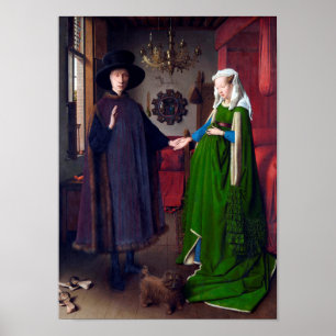 Affiche The Arnolfini Portrait, Jan van Eyck